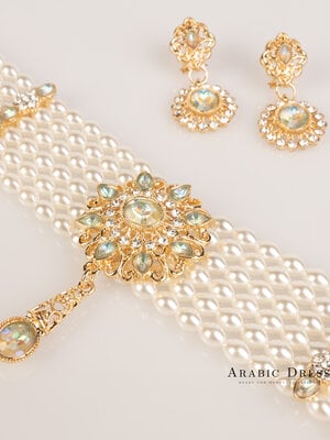 Sisi Pearl colour necklace set