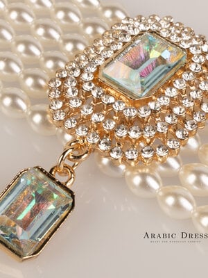pearl  colour necklace set