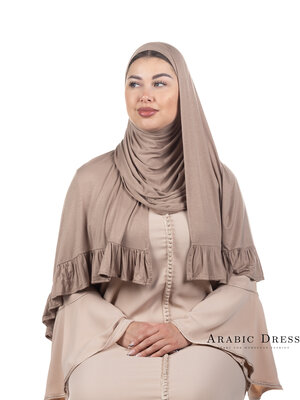 Jersey Hijab Luna Tortilla brown