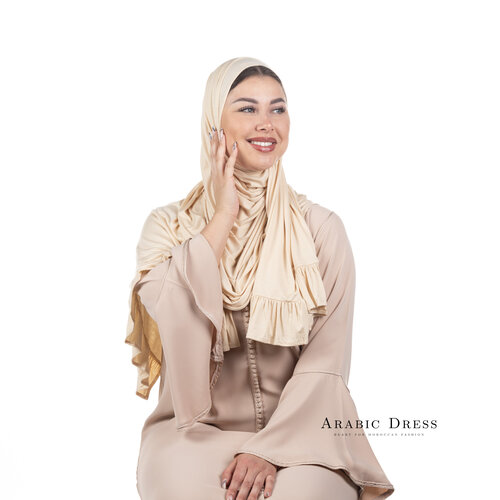 Jersey Hijab Luna Cream