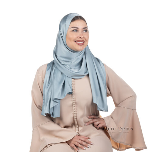 Hijab Lussi Satin Sky blue