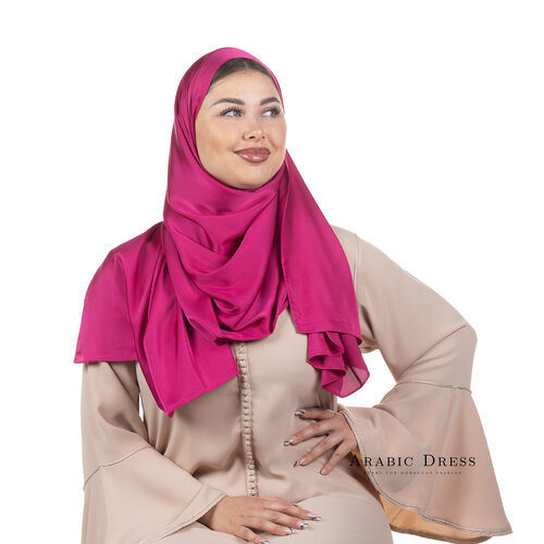 Hijab Lussi Satin Magenta