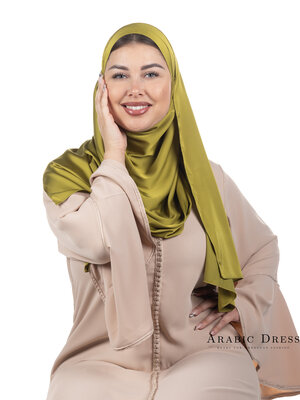 Hijab Lussi Satin Lime