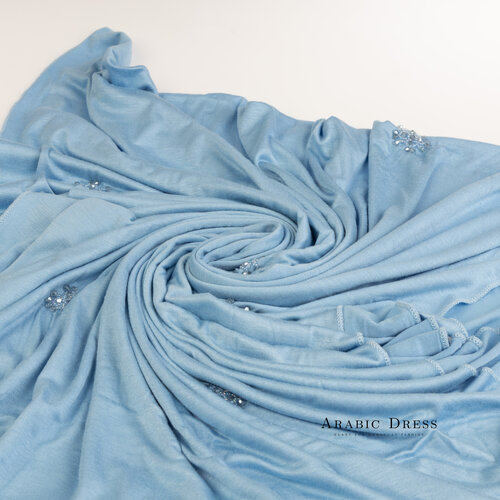 Jersey Hijab Zaya Maya Blue Jersey Hijab Zaya Maya Blue
