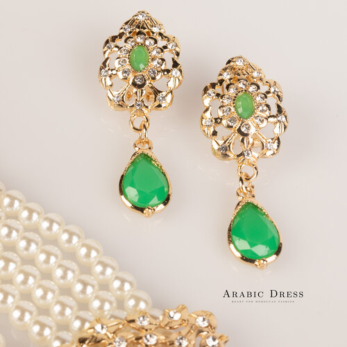 pearl green  Necklace set Yuomi