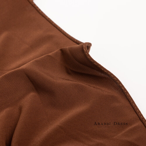 Premium Jersey Hijab Sia -  Brunette Brown