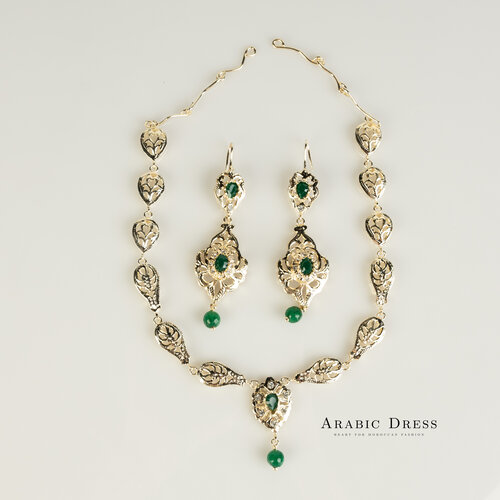 Gold Lima necklace set Gold Lima necklace set