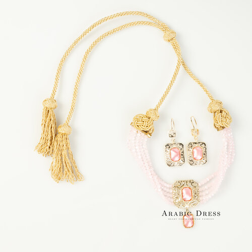 Light pink Nifa necklace set