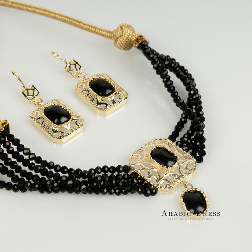 Black Nifa necklace set