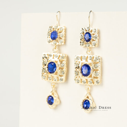 blue Nifa necklace set