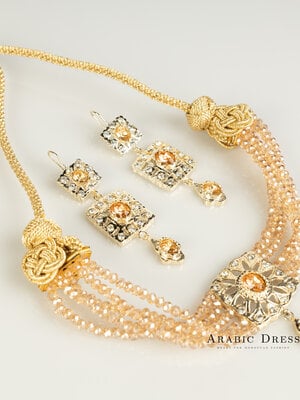 Gold Nifa necklace set