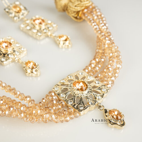 Gold Nifa necklace set