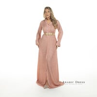 Caftan Dua Pale Violetred