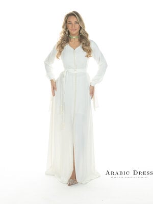 Caftan Raja Brokenwhite