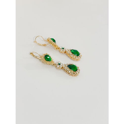 Earrings Rm Green