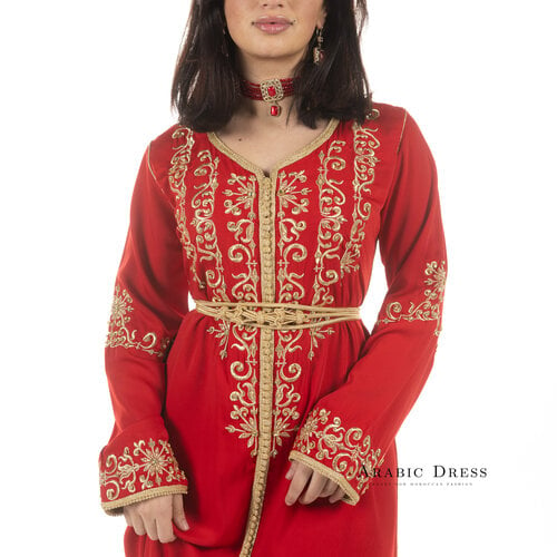 Caftan Eveline Red