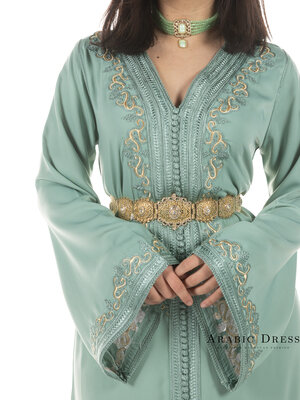 Caftan Ilham  Turquoise