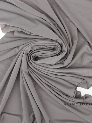 Premium Jersey Hijab Sia - Gray Mink