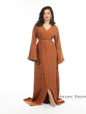 Caftan Aya Caramel brown