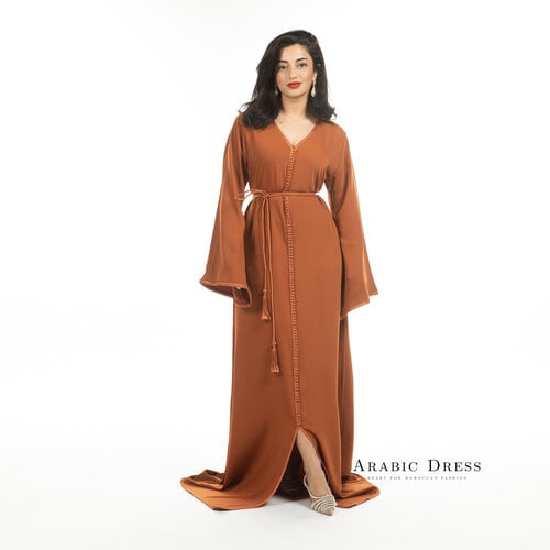 Caftan Aya Caramel brown