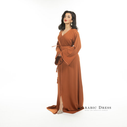 Caftan Aya Caramel brown