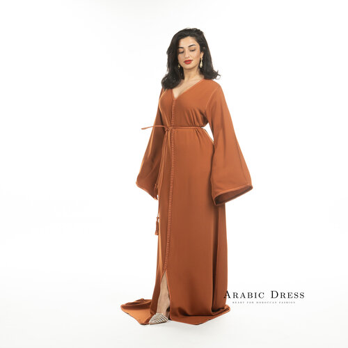 Caftan Aya Caramel brown