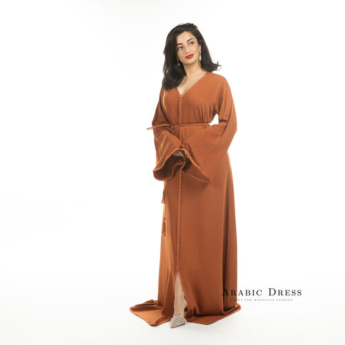 Caftan Aya Caramel brown