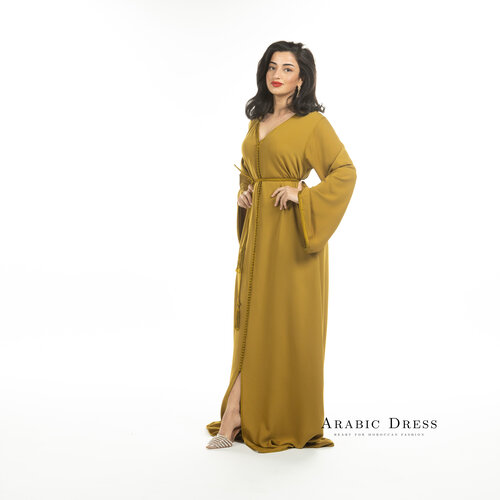 Caftan Aya Mustard