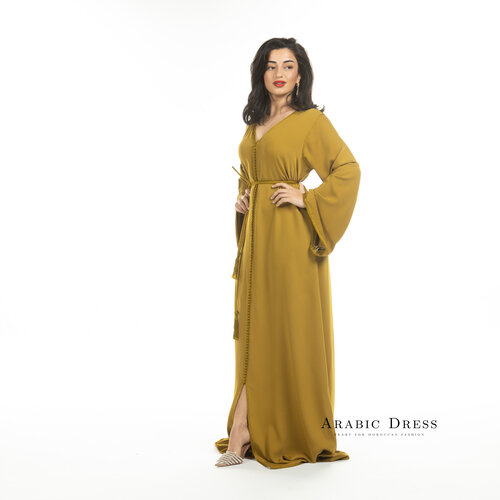 Caftan Aya Mustard