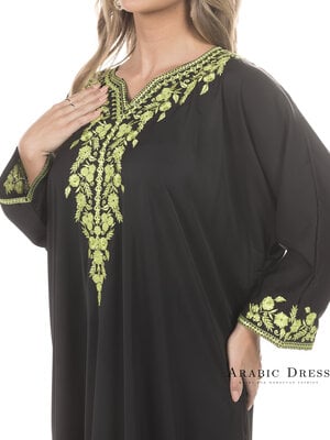 Caftan Aaliyah Black/Green