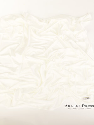 Hijab Premium Satin  Mae Brokenwhite