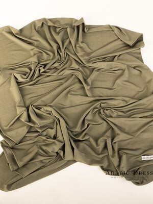 Hijab Premium Satin  Mae  Darkolive Green