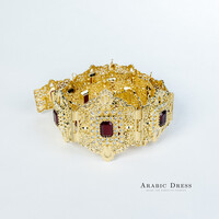 Mihi Gold/Bordeaux Belt