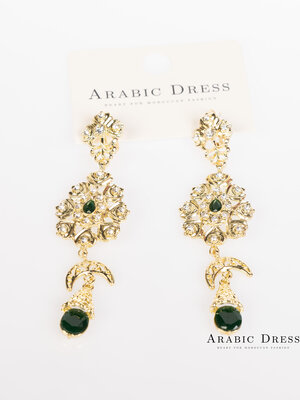 Darkgreen Jiwon Earrings
