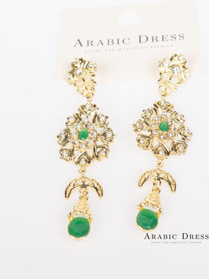 Green Ora  Earrings