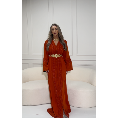Caftan Silia Dark Orange