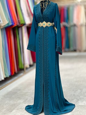 Caftan Lily  Teal