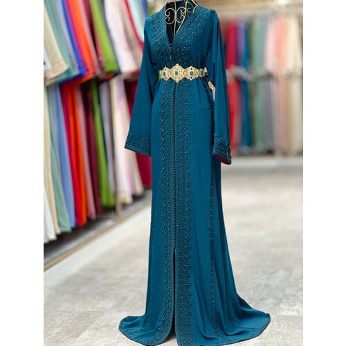 Caftan Lily Teal Caftan Lily Teal