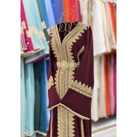 Caftan Sundus Bordeaux