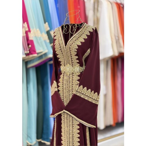 Caftan Sundus Bordeaux