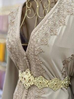 Caftan Lily  Dark Beige