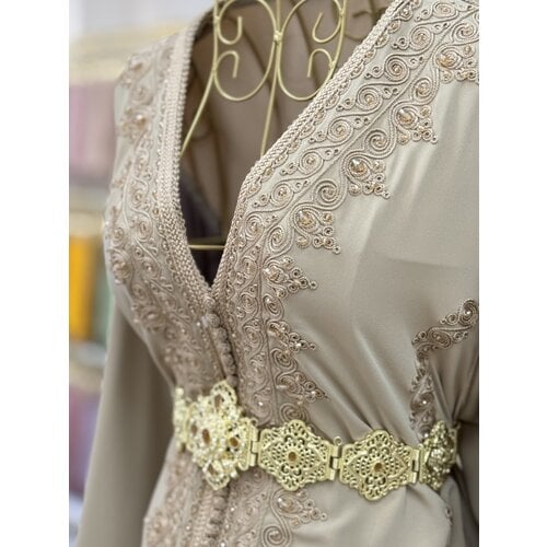 Caftan Lily Dark Beige Caftan Lily Dark Beige