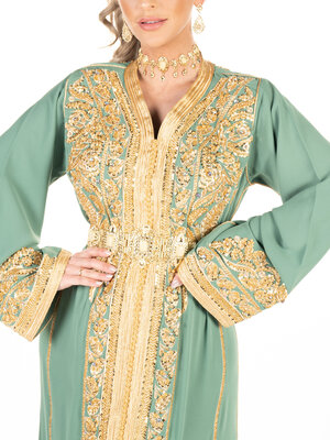 Caftan Malak Green Caftan Malak Green