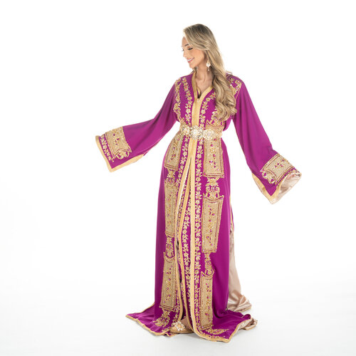 Exclusieve Caftan Levi  Magenta Exclusieve Caftan Levi  Magenta