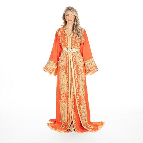 Exclusieve Caftan Levi  Orange