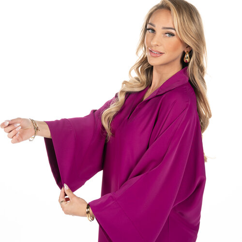 Abaya Sina Magenta
