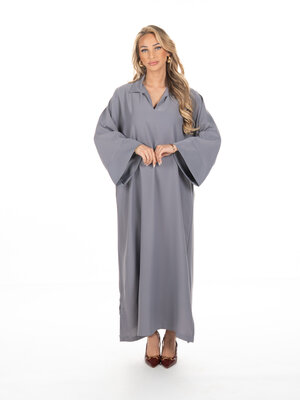 Abaya Sina Grey Abaya Sina Grey