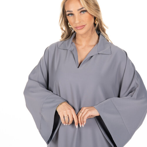 Abaya Sina Grey Abaya Sina Grey