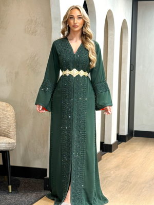 Caftan Lamyae  Darkgreen