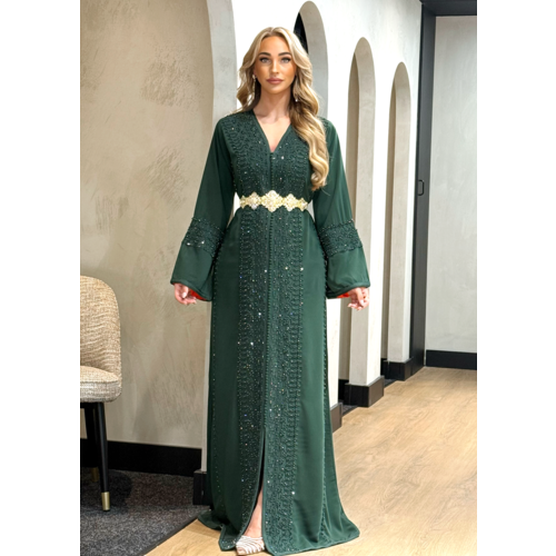 Caftan Lamyae Darkgreen Caftan Lamyae Darkgreen
